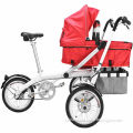 Mother Day Gifts Baby Pet Carrier Folding Trolley Stroller Bike Usefully